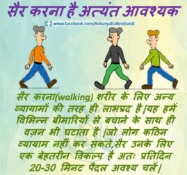 Importance of Walking(सैर)