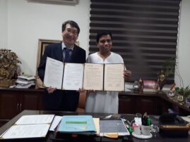 वन्क्वांग डिजिटल यूनिवर्सिटी , दक्षिण कोरिया एवं पतंजलि विश्वविद्यालय के बीच MOU पर हस्ताक्षर
